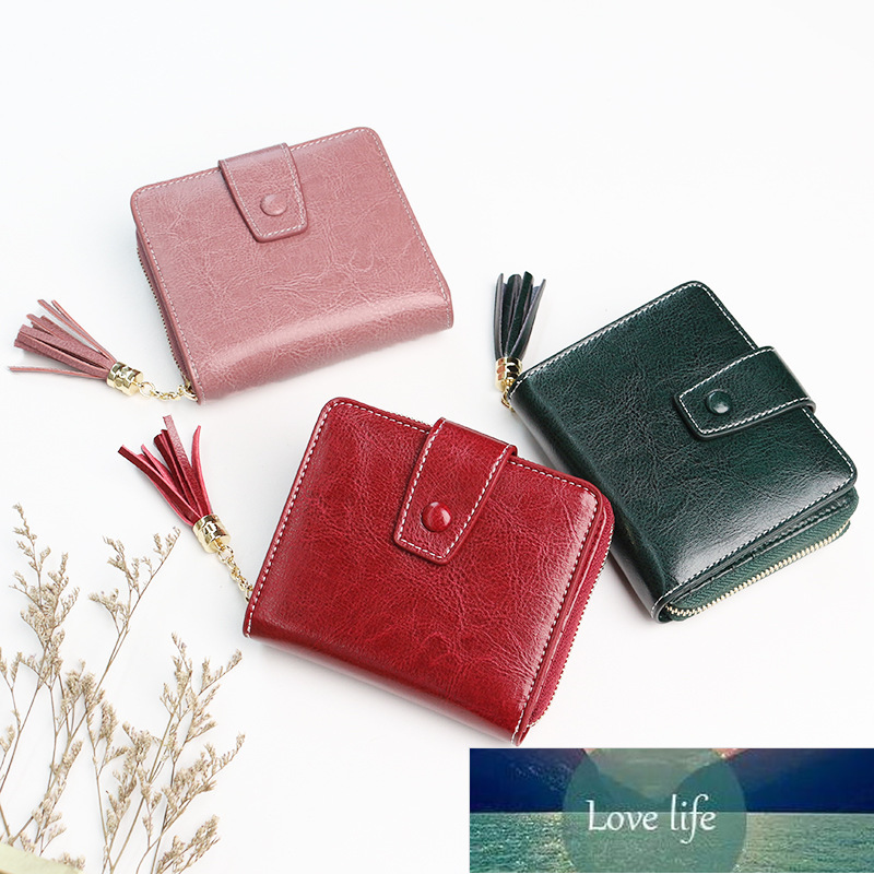 

Stable Supply Factory Direct Sales Cattlehide Card Bag Anti-Theft Swiping Genuine Leather Fashion Card Holder Wallet Card Holder Integrated, As pic