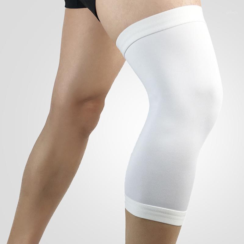 

2021 Outdoor Sports Volleyball Basketball Knee Pads Knee Protector Brace Protector Safety Support Elastic Polyester1, White