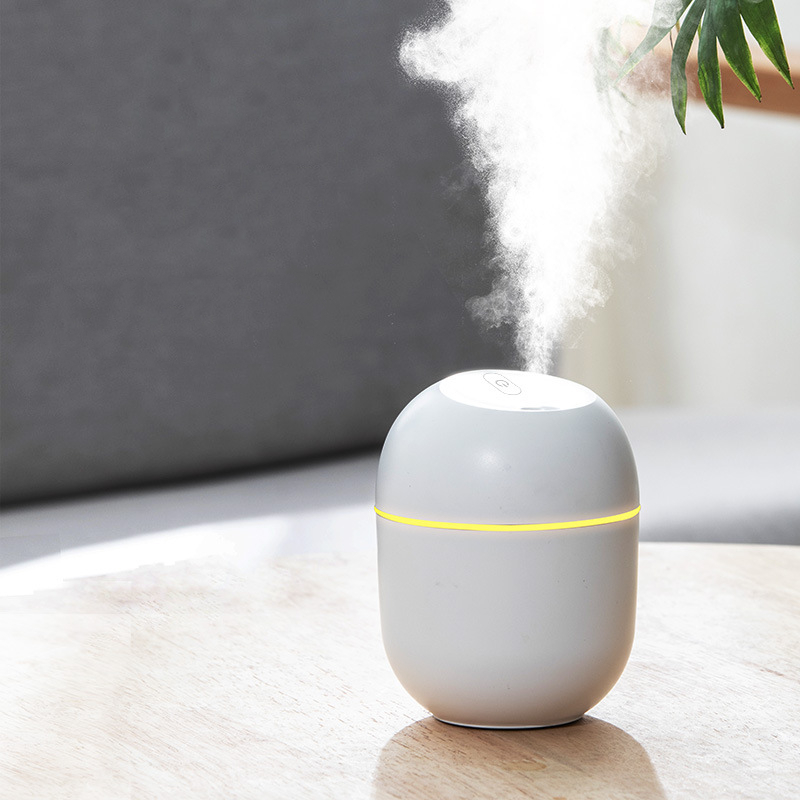 

1PCs 220ML Mini Portable Ultrasonic Air Humidifer Aroma Essential Oil Diffuser USB Mist Maker Aromatherapy Humidifiers for Home air purifier