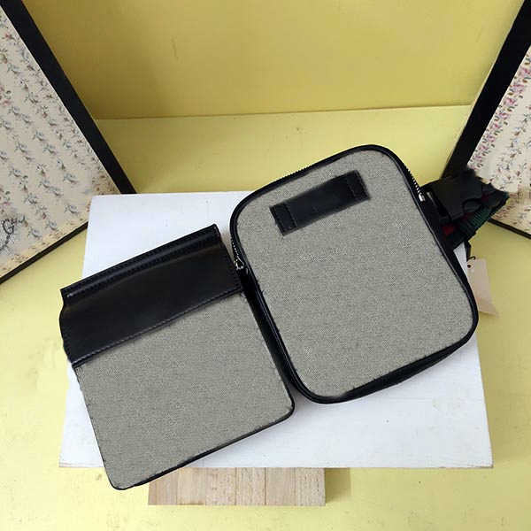 

GC450 splicing two pockets classic making waist bag 956 zipper and magnet stylish bra straps can be adjusted and easy to carry, Customize