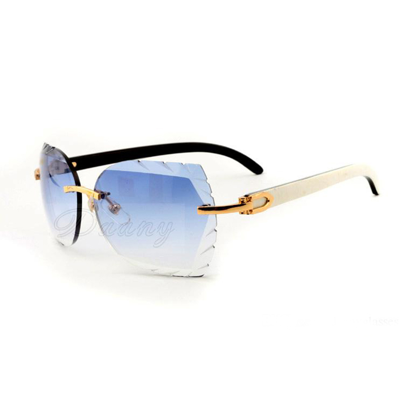 

New fashion buffs sunglasses 8300817 with engraving lens and natural hybrid buffalo horn, 58-18-140mm