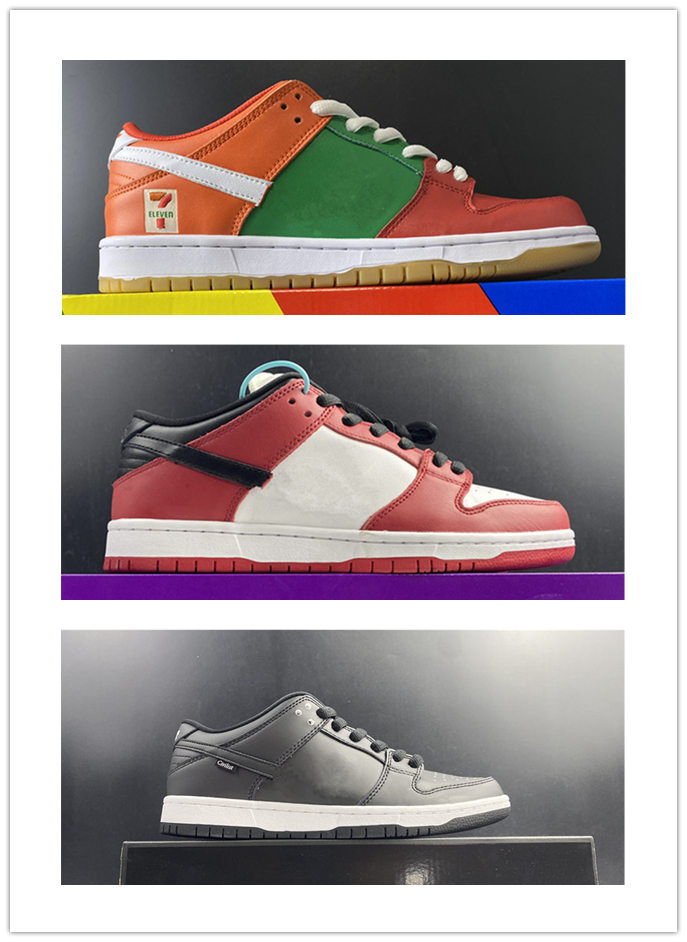 

New Dunk red University orange white low men running shoes women training sports Fashion top quality outdoor trainers with box size 36-46
