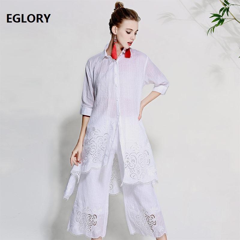 linen pant suit women