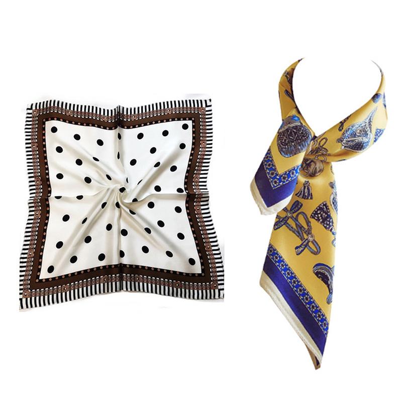 

100% Natural Mulberry Silk Square Scarf Small Square Scarf Professional Woman Gift (21inchX21 inch