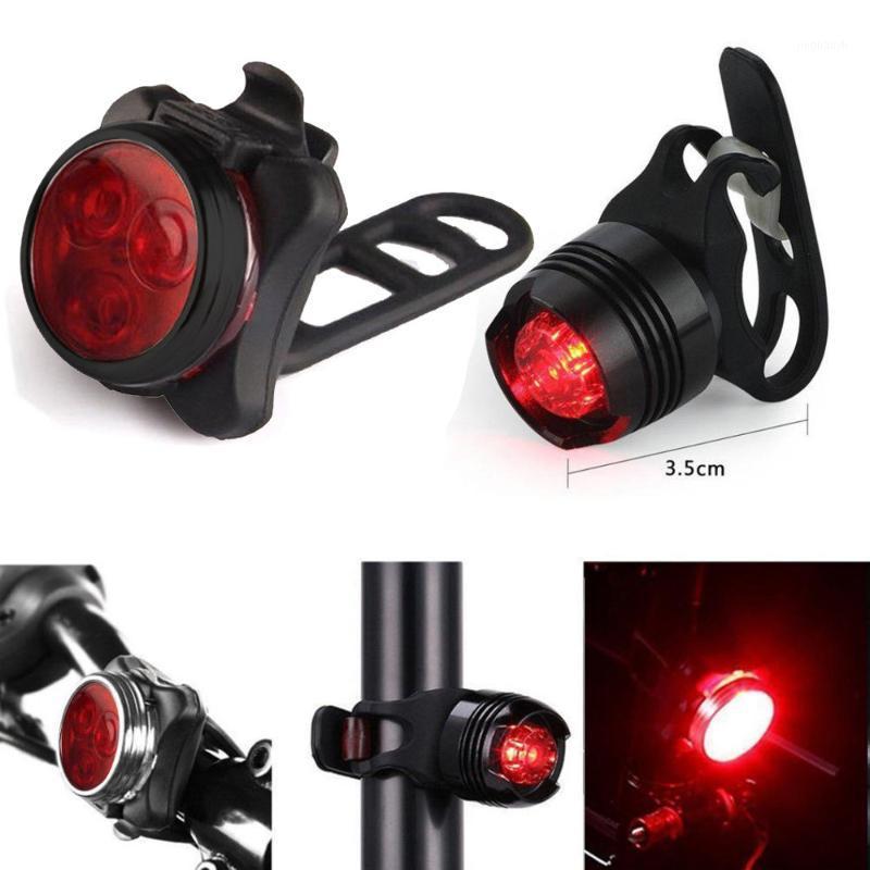 

Light Lamp Tail Clip Light Lamp Brightness bisiklet Rechargeable LED Bike Bicycle Set Front Tail USB1