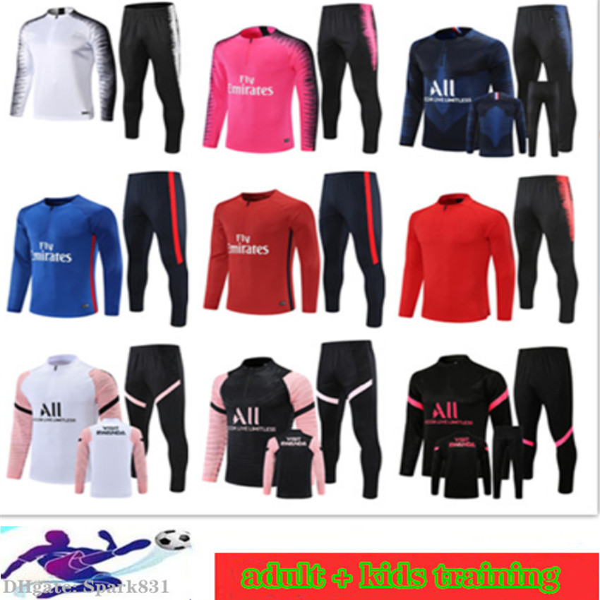 

2122 Men and kids Soccer tracksuit football training suits kit chandal futbol 2021 2122 Young boys jacket tuta sets Sportswear, Training 3