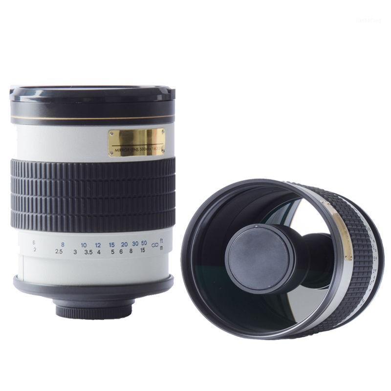 

500mm f6.3 T Mount MIRROR TELEPHOTO LENS white for Canon nikon sony pentax fuji olympus m43 nex mirrorless camera1