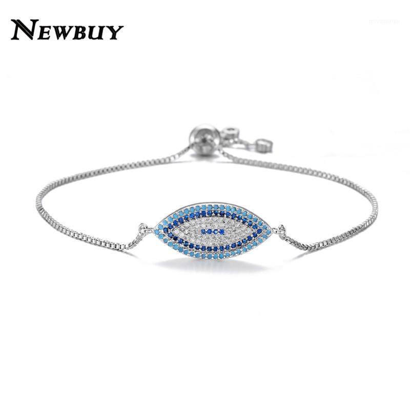 

cmoonry Fashion Gold/Silver Color Evil Eye Charm Bracelets For Women Girl Colourful Cubic Zirconia Bracelet & Bangle1
