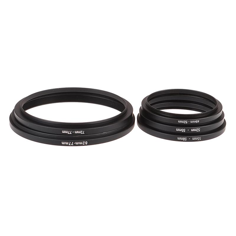 

Hot Sale 37 49 52 55 58 62 67 72 77 82 mm Lens Step Up Down Ring Filter All Camera Adapter Set