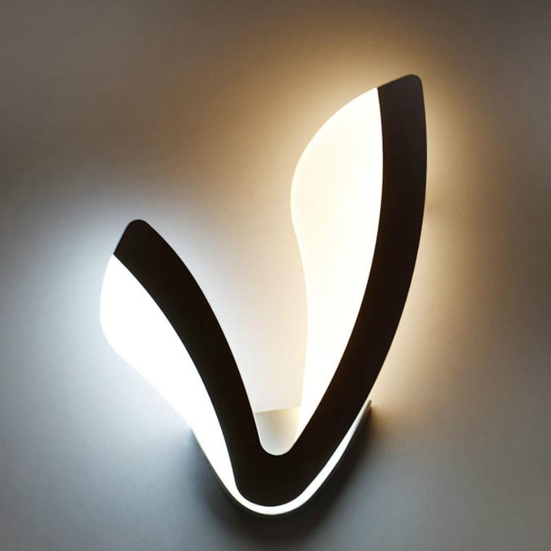 

European style warm bedroom bedside modern minimalist LED living room study lamp TV wall background creative lamps LX112404