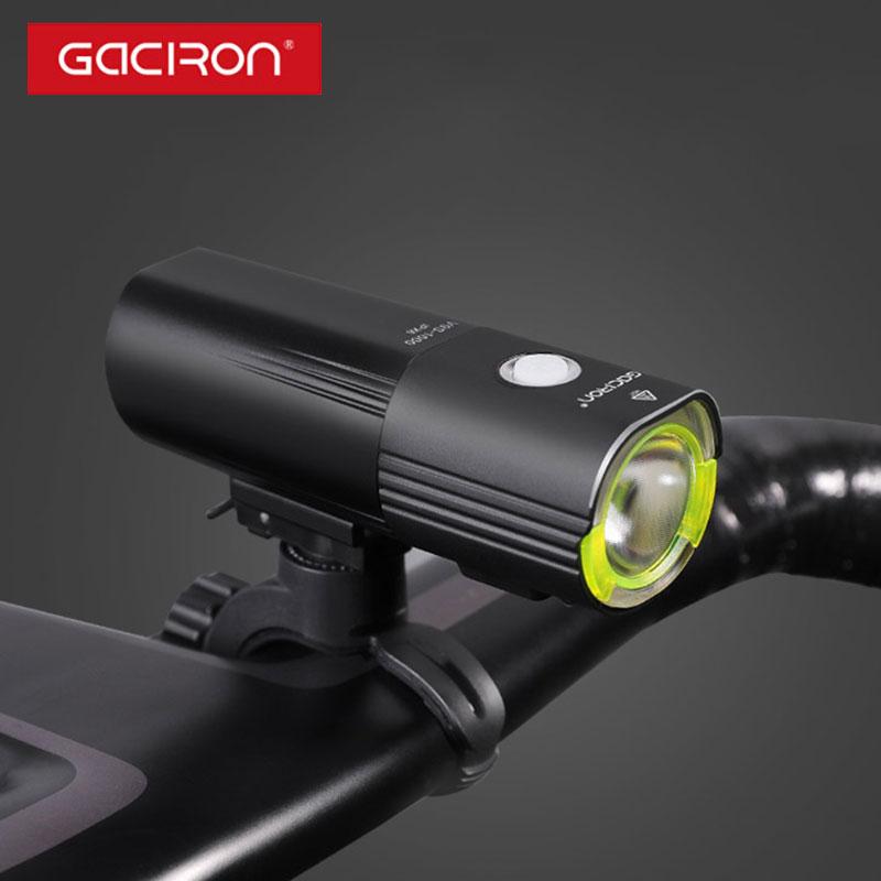 

GACIRON V9SP 1260 Lumen Bike Light USB Rechargeable Bicycle Headlight 4500mAh Power Bank Waterproof Cycling Front LED