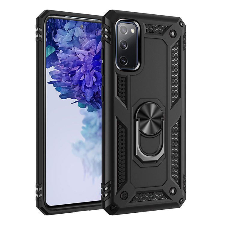 

Hybrid Armor Case Magnetic Ring Stand Kickstand case For iPhone 12 mini 11 pro X XS Max XR 7 8 plus SE 2020 galaxy s20 FE 5G S10 plus case, Rose gold