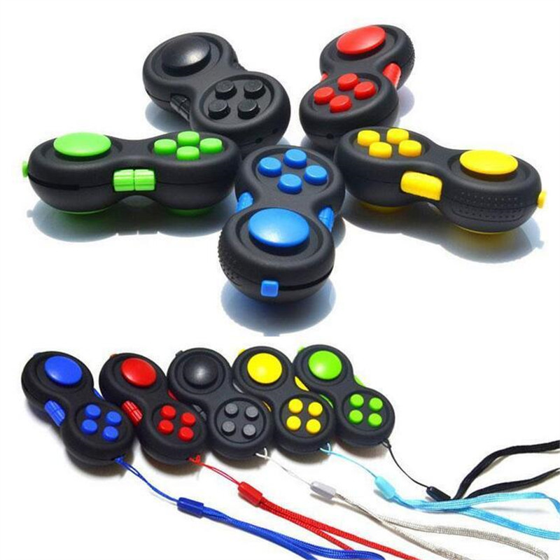 

Fidget Pad Controller Cube Decompression Handle Sensory Silent Puzzle Game Handle Fidget Toys Kids Relief Stress Educational Toy