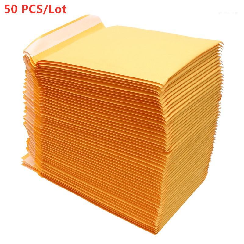 

50 Pc/lot Thickened Kraft Paper Bubble Envelopes Bags Mailers Padded Shipping Envelope With Bubble Mailing Bag Business Supplie1