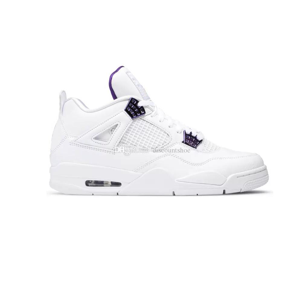 

jumpman 4 Purple Metallic Basketball Shoes high quality 4s Men Women Sneakers SUK:CT8527 115 (Delivery within 24 hours), Sku 308497 006