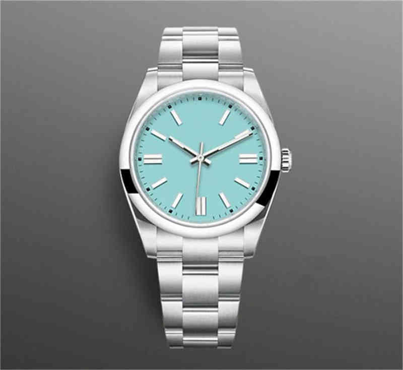 

41/36mm New Luxury Oyster Perpetual Mens Watch Automatic Mechanical Miyota 8215 movement Waterproof Gift Reloj Watches AAAA+, Slivery;brown
