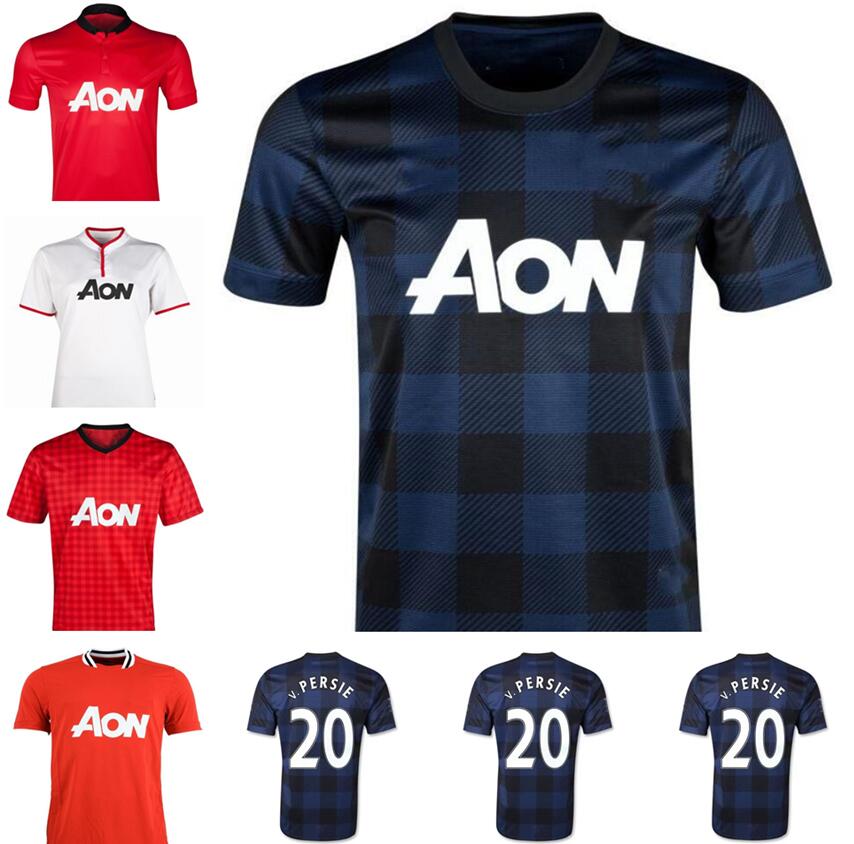 

2012 2013 2014 Rooney van Persie Evra Manchester retro soccer jersey 12 13 14 Kagawa NANI CHICHARITO VIDIC vintage classic united football shirt