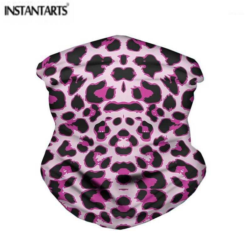 

INSTANTARTS Leopard Pattern New Hiking Scarf Motorcycle Dust Wind Sun Protection Scarf Facecover Unisex Outdoor Scarfs1, Custom z28