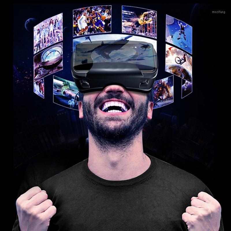 

VRG Pro 3D Glasses Virtual Reality Full Screen Visual Wide-Angle Glasses Box For 5 to 7 inch Smartphone Eyeglasses1