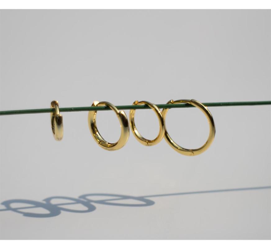 

925 Sterling Silver Earring Fashion Classic Simple Ear Ring Ear Bone Buckle Cute Wild Trend Girl Boy Silver Jewelry