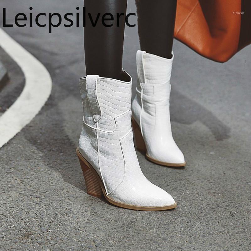 

Women's Boots Autumn And Winter The New fashion Pointed Comfortable High heel Short tube Women's shoes size 33-45 9.5cm high1, Beige