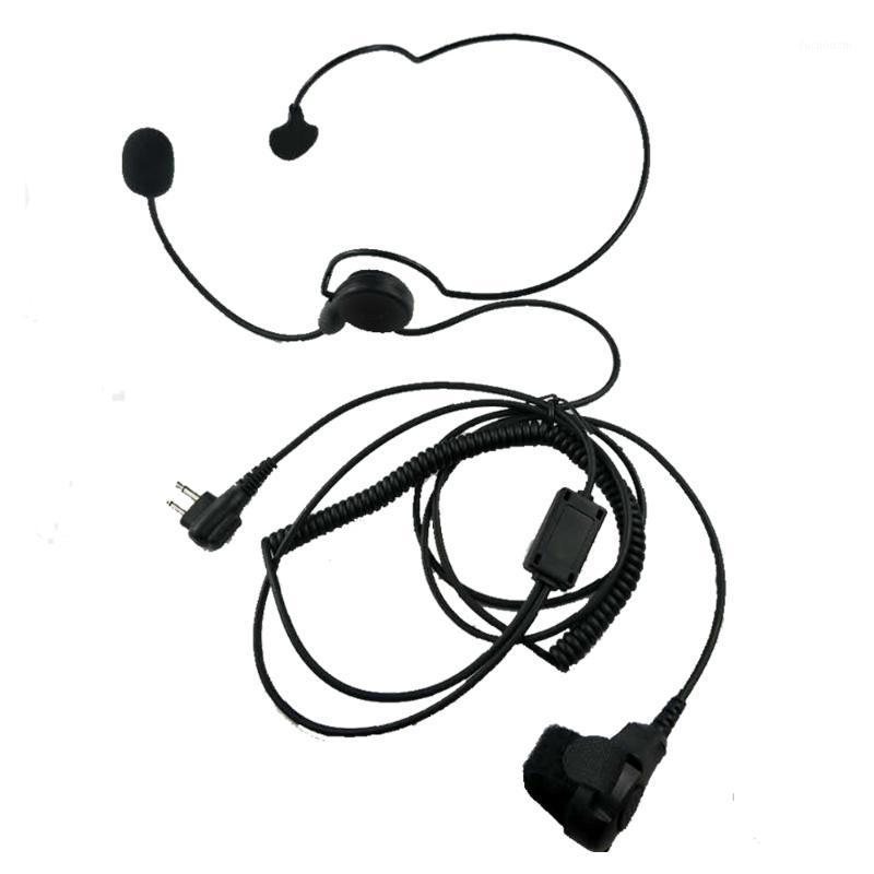 

2 pin Advanced Unilateral headphone Mic Finger PNeckband Earpiece Cycling Field Tactical For Motorola GP68, GP88 Radio1