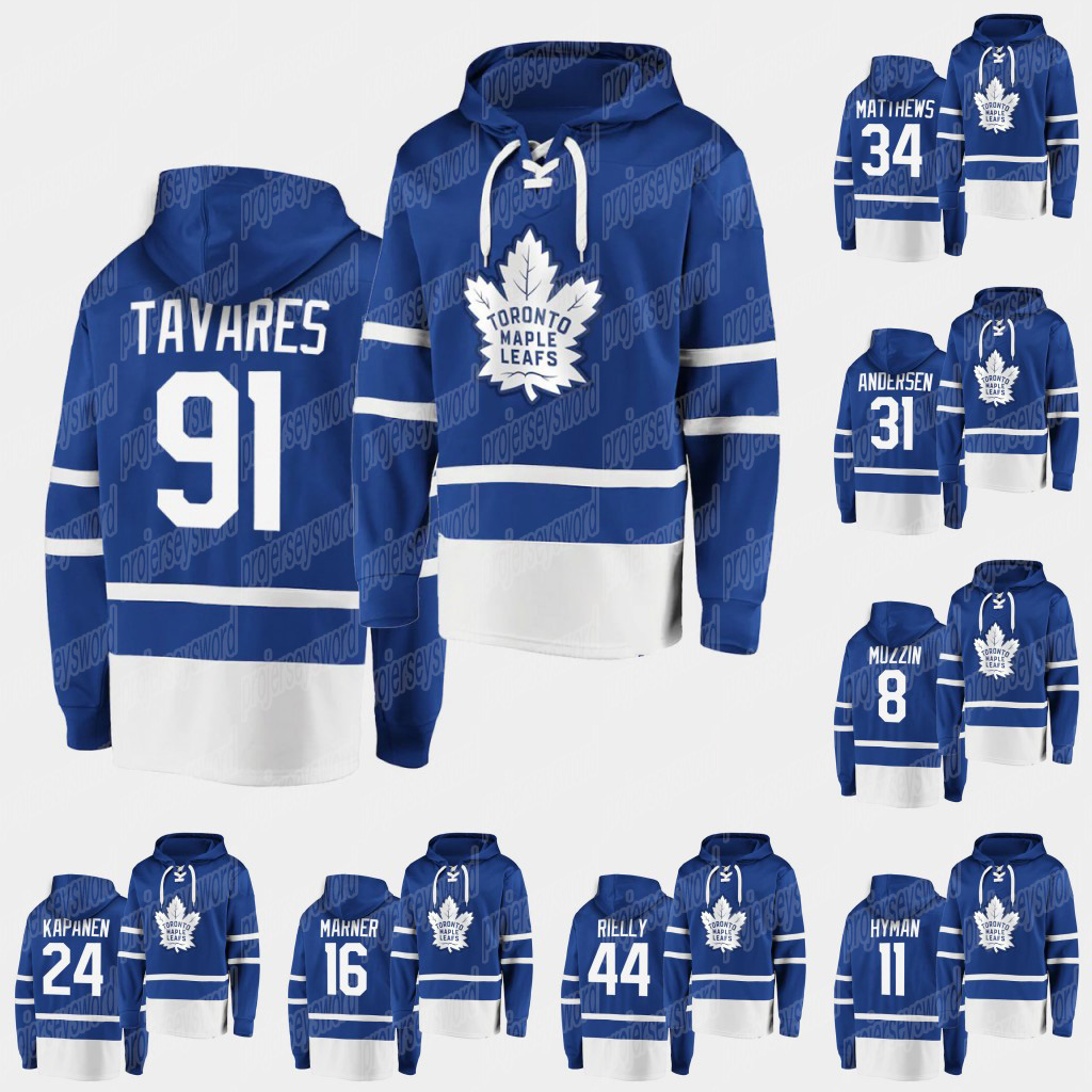 

Toronto Maple Leafs Hoodies Morgan Rielly Tyson Barrie Zach Hyman John Tavares Auston Matthews Frederik Andersen Ilya Mikheyev Jake Muzzin, 23 travis dermott