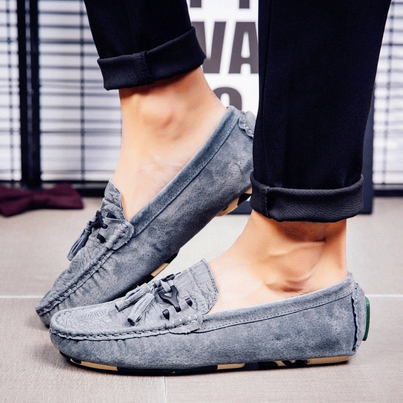 

Men Loafers Designer sheos slip on Comfortable Moccasins Fashion Driving Shoes Men Casual Shoes Leather Boat Shoes moccasins #yj0V