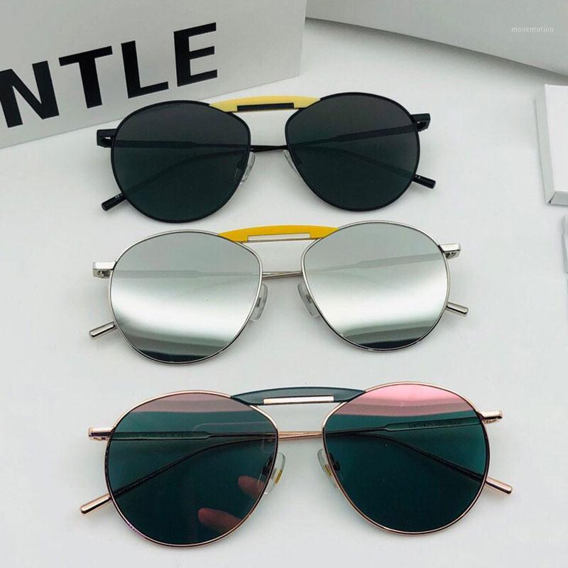 

Korea Brand Designer GENTLE NO2 Sunglasses Vintage pilot uv400 Sun Glasses Women Men With Original case1