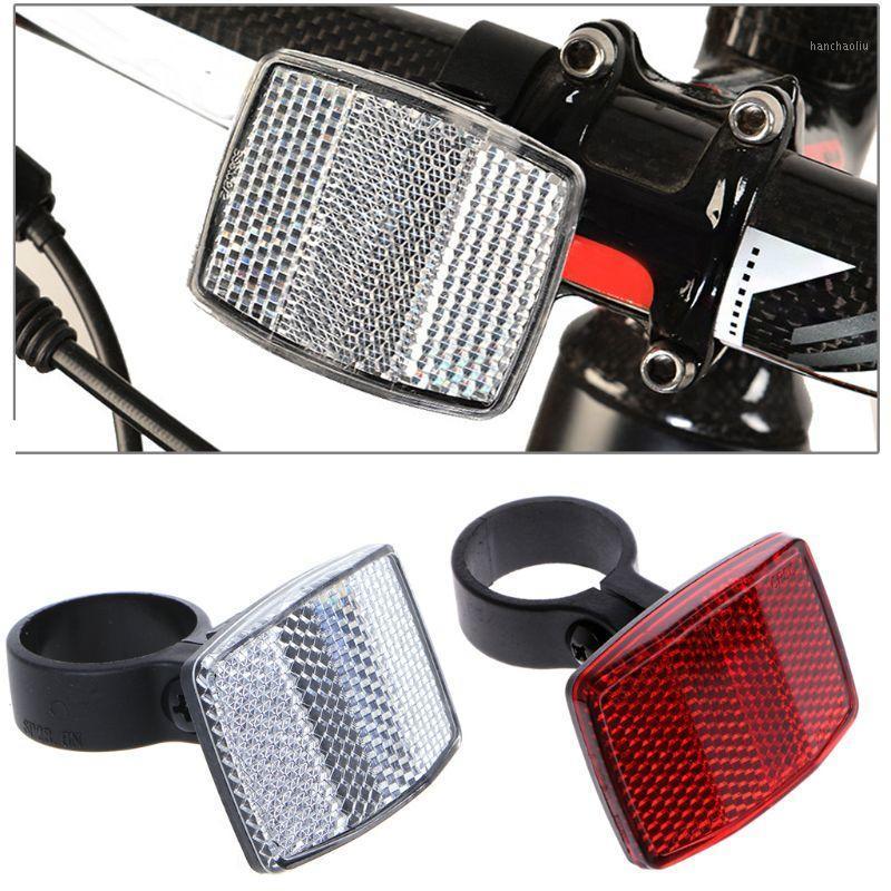 

Bicycle Bike Handlebar Reflector Reflective Front Rear Warning Light Safety Lens1