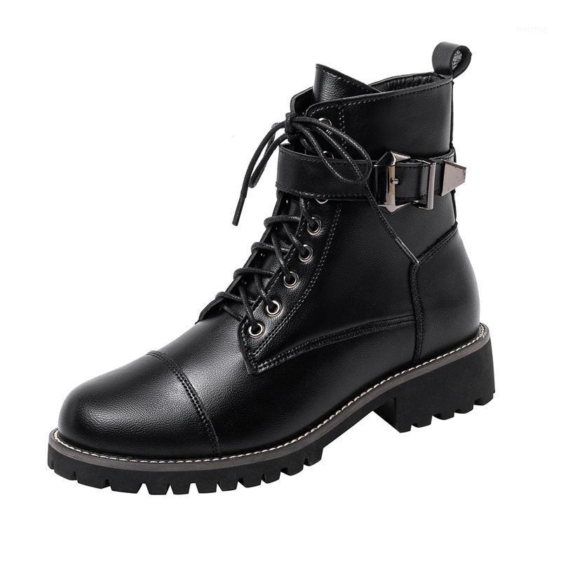 

Sexy Ankle Boots Fashion Women Boots Rome Style Motorcycle Boot Ladies Gothic Shoes Punk Booties For Winter Shoes1, Black