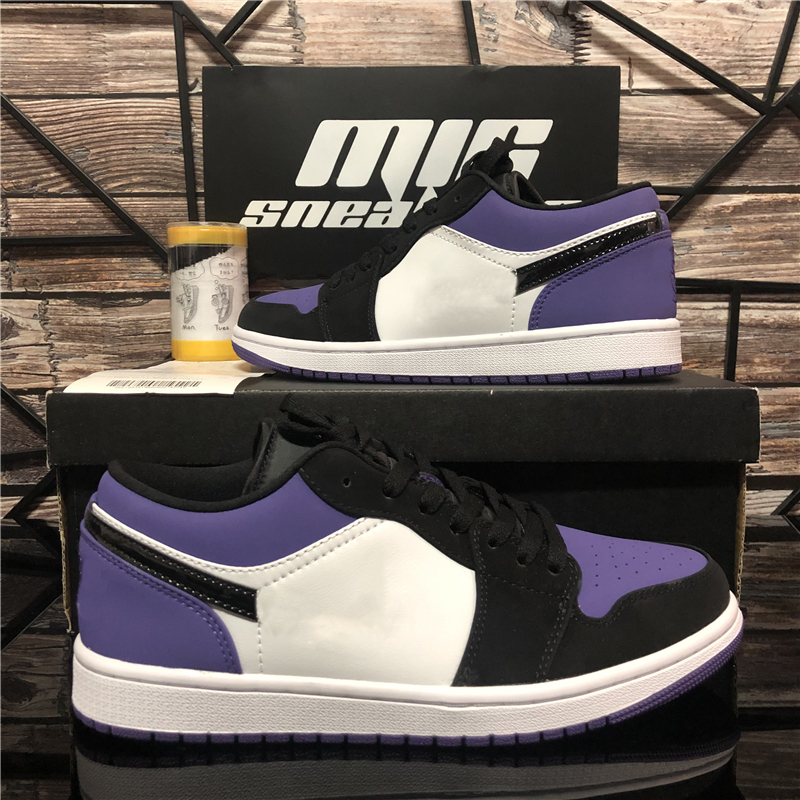 

New Arrival Top Pairs Shoes Men Women Jumpman 1 Low Basketball Shoes UNC Top 3 Court Purple Triple Chicago Obsidian Sneakers With Box, Gifts