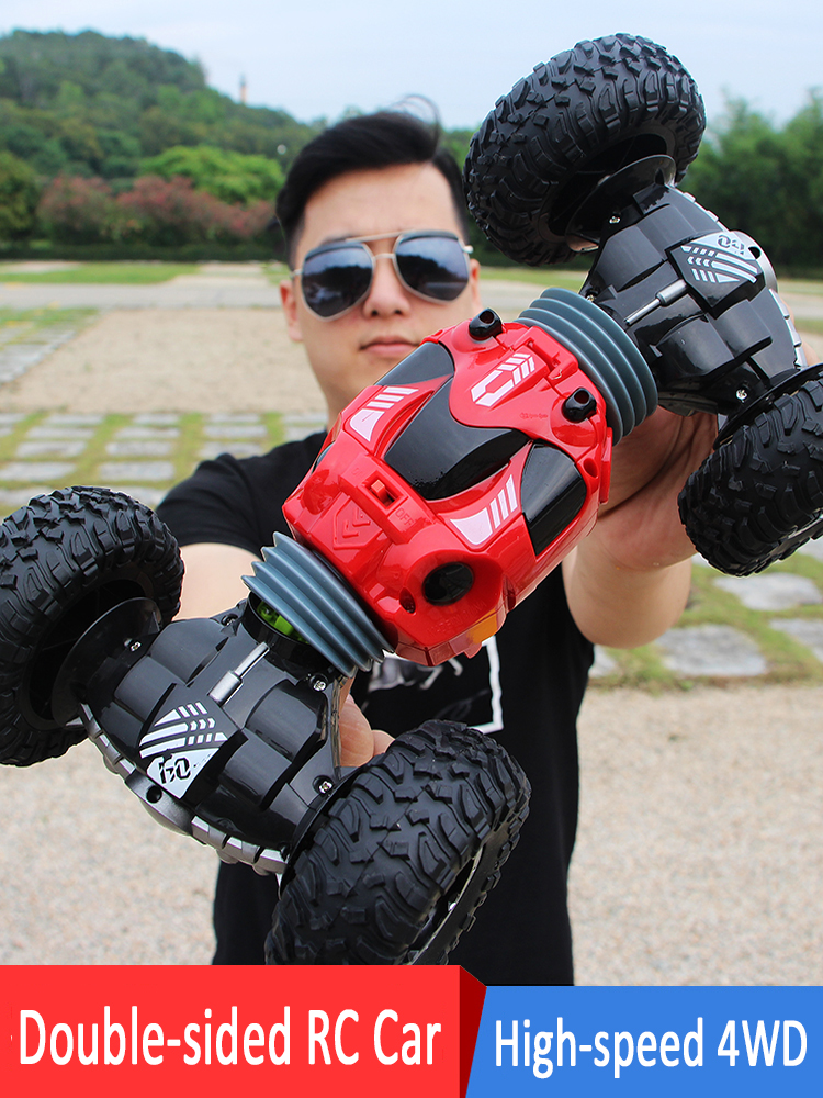 

XYCQ1:16 Scale Double-sided 2.4GHz RC Car One Key Transform All-terrain Off-Road Vehicle Varanid Climbing Truck Remote Control T