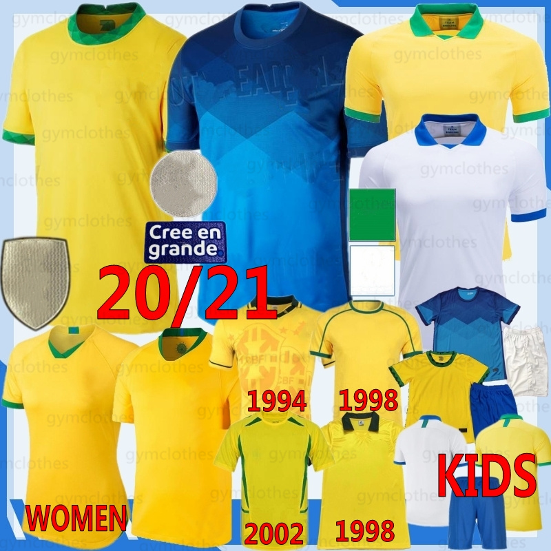 

Thai 20/21 soccer jersey NERES National Team COUTINHO futebol copa G.JESUS MARCELO VINICIUS men woman kids kits football shirt, Baxi