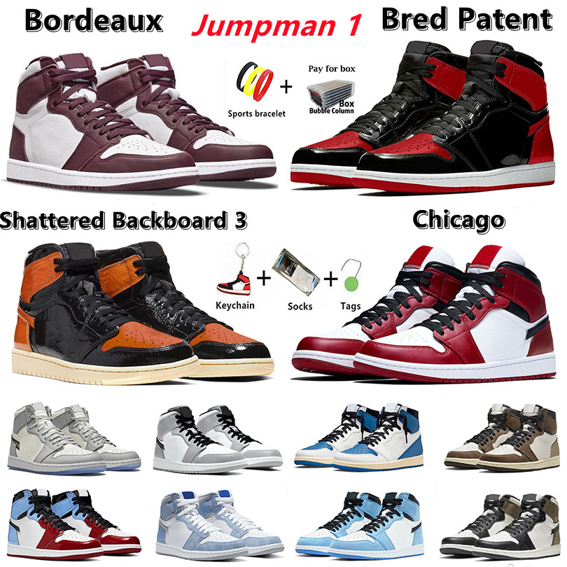 

Jumpman 1 1s Reverse Mocha mens basketball shoes Bordeaux TS Fragment Chicago Dark Mocha Shattered Backboard 3 Fearless men women trainers sports sneakers With Box, Color#2