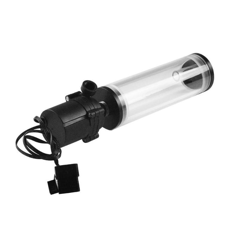

G1/4 Thread XHC8+160mm Cylinder Water Tank Water Pump for Computer CPU Cooling System