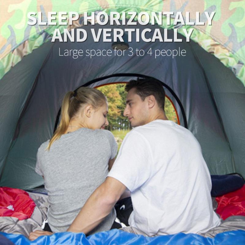 

Need To Build Polyester 1-4Person Tent Bedding Double Layer Tent Outdoor Camping Recreation Camping Hiking Travel
