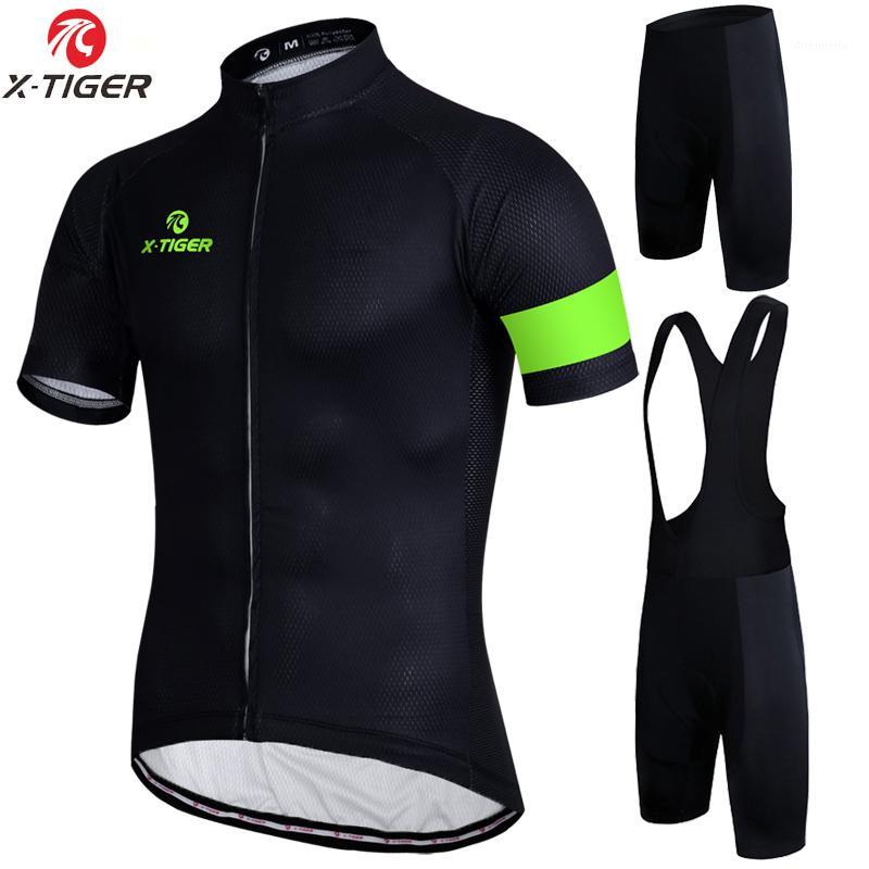 

X-Tiger Simple 7 Colors Cycling Jersey Set Summer Bike Clothes Mans Summer Bicycle Clothing Maillot Ropa Ciclismo Cycling Set1, Normal cycling set