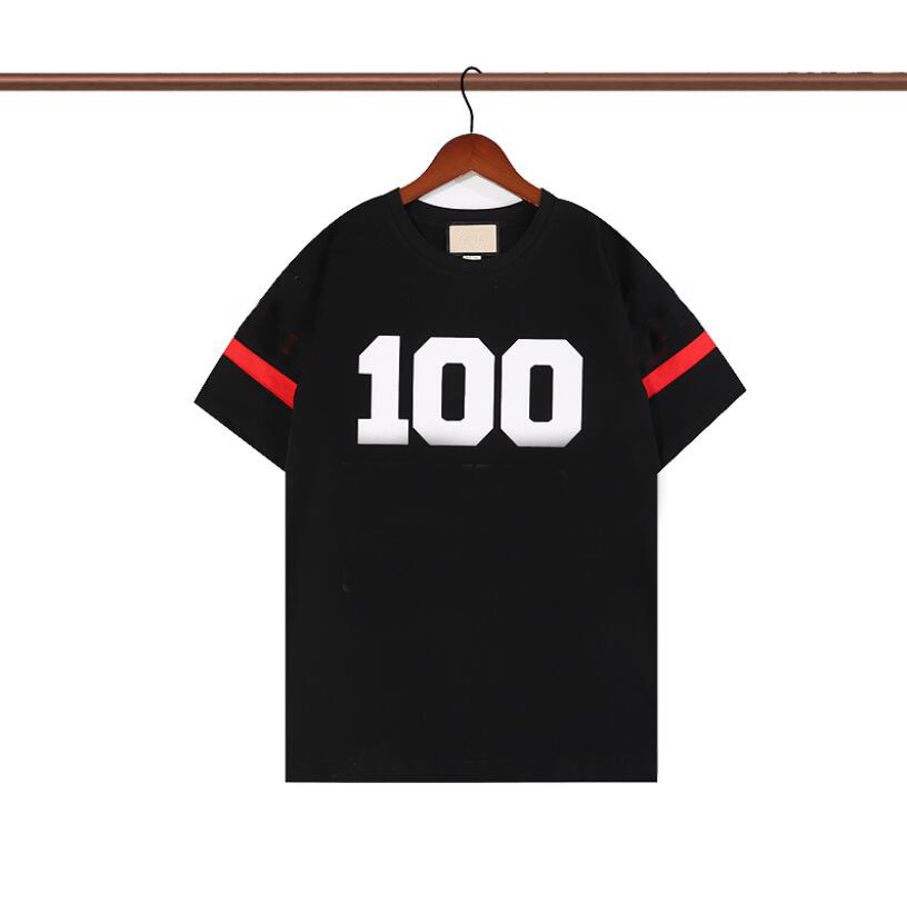 

Unisex Breathable T Shirts Short Sleeve Crew Neck Tshirt Designer Letter Print Tee Casual Style Tees, White