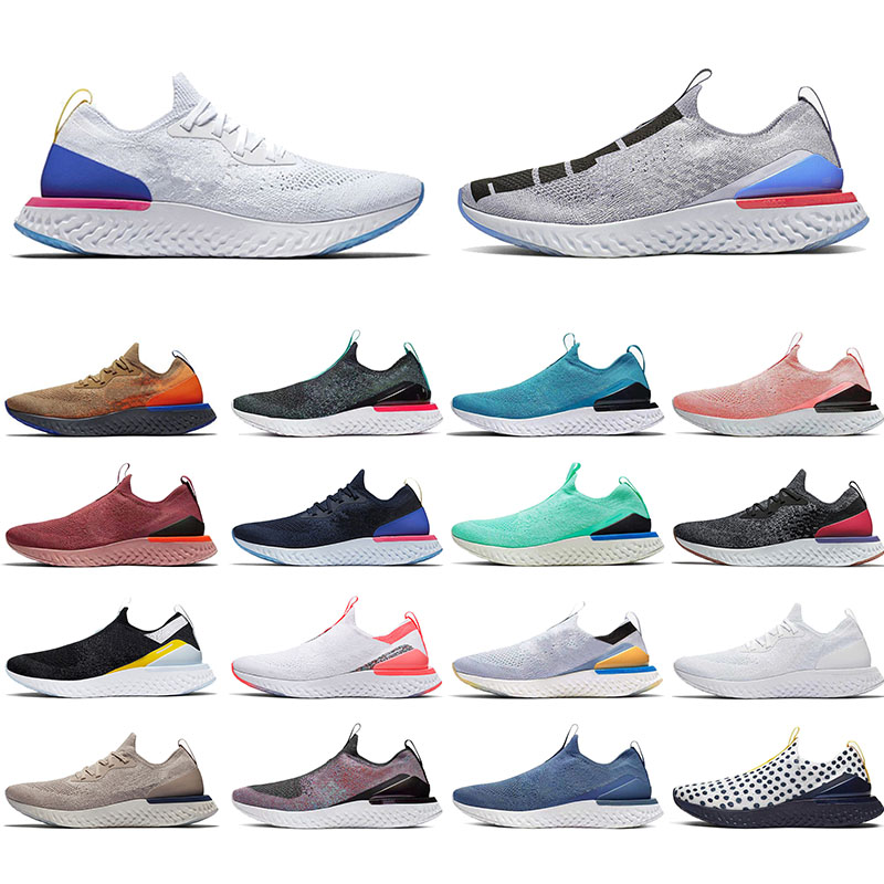 

EPIC Trainers Runners Running Shoes for Mens Womens Triple Black White Fusion Purple Pewter Royal Green Sports Sneakers Speed, 23 36-45 sea mist blue white