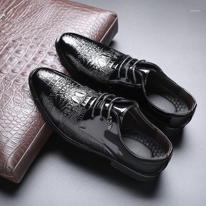 

Men's Dress Shoes Classic Business Shoes Wedding Dress Pointed Leather Elegant Office Oxford Black1, Black