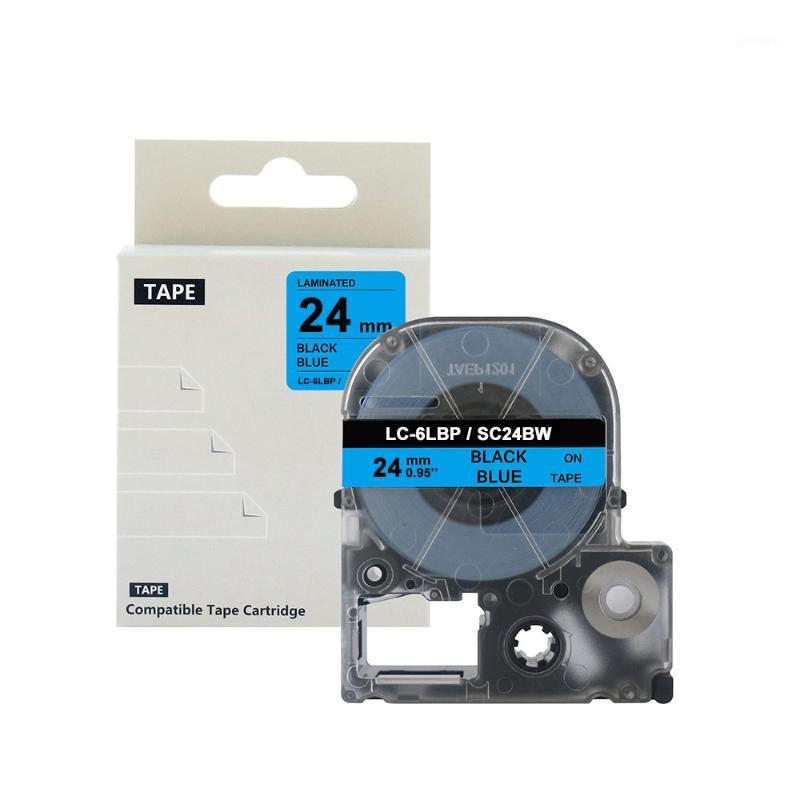

5pcs/lot) 24mm Label Tapes SC24YW Compatible For King Jims SR550C EPSONs LW-300 LW-600P LW-700 Printer Maker1 Ink Cartridges