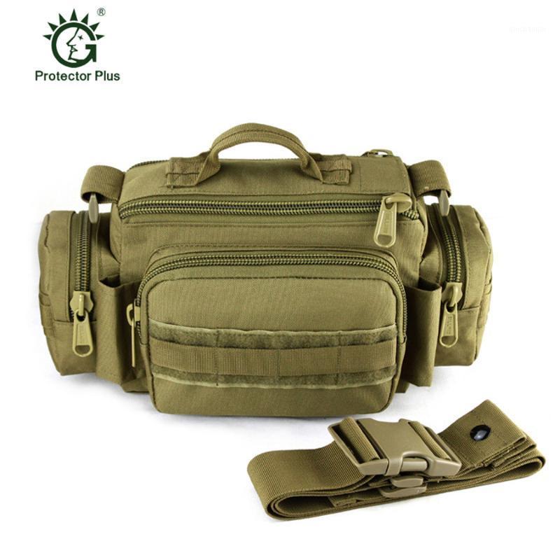 

Tactical MilitaryMen Shoulder Bag Waterproof Waist Bag Fanny BELT Climb Bum Army Equipment 1000D Waterproof Nylon1, Black