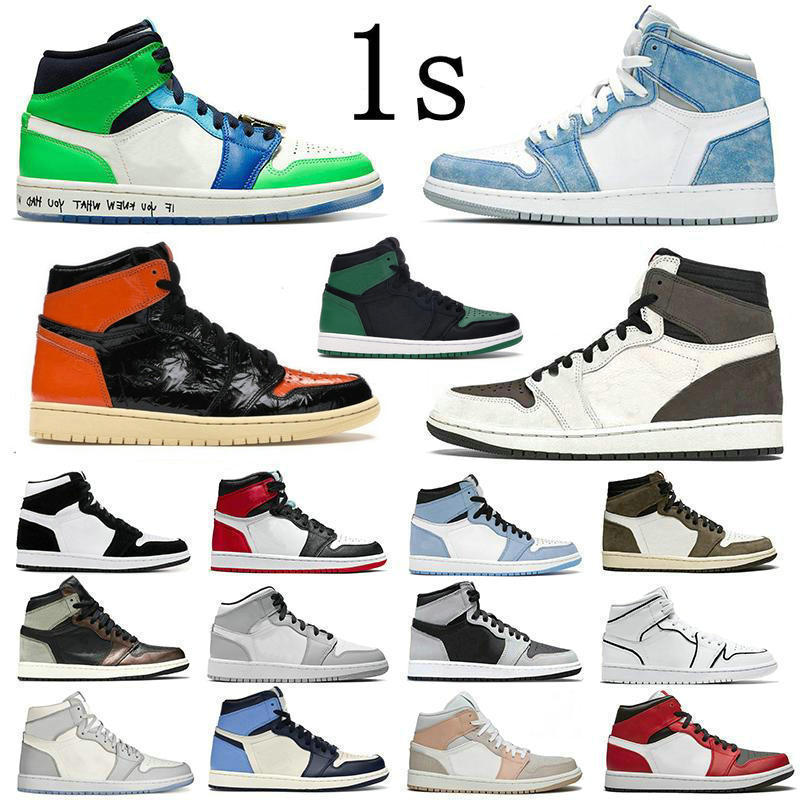 

Jumpman 1 Basketball Shoes 1s tuif orange seafoam pollen electro orange military blue shadow 2.0 hyper royal chicago dark mocha Sports Sneakers, 37