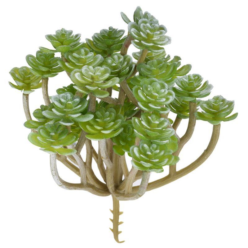 

Artificial Succulent Green Flocking Artificial Succulents Plants Bonsai Desktop Fake Plants Valentine's Day Wedding Decoration, As picture