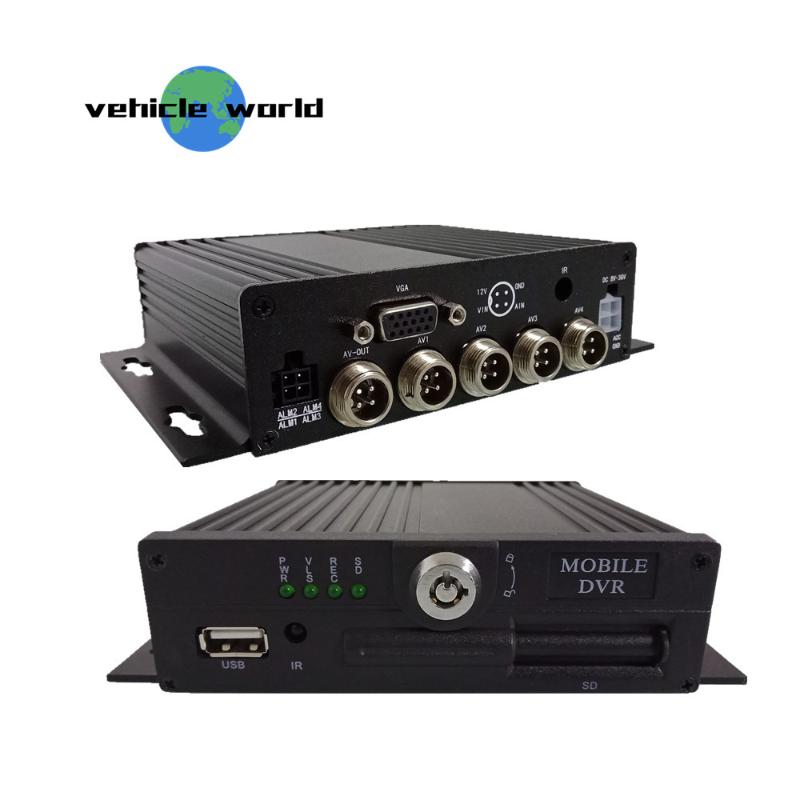 

Car Vehicle Taxi Trailer Truck Sxhool Bus 4Channels AHD 1080P SD Card Mobile DVR