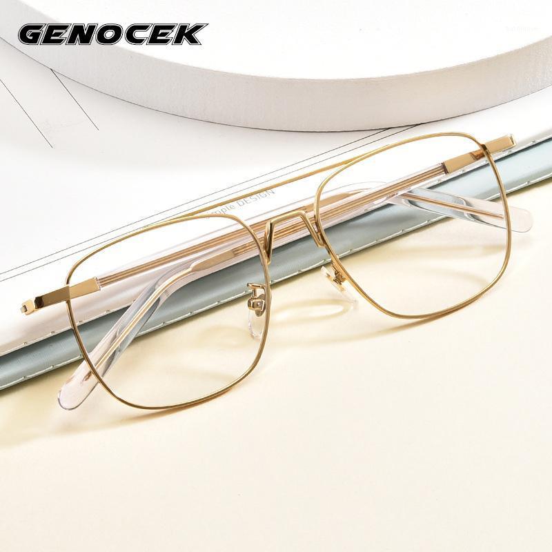 

Vintage Men Pilot Titanium Glasses Frame Retro Prescription Myopia Optical Eyeglasses Frame Female Women Eyewear1