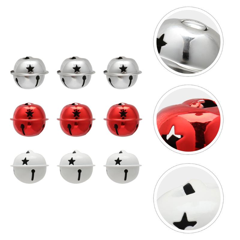 

9 Pcs Xmas Hanging Bells Xmas Jingle Bells Hanging for Gift