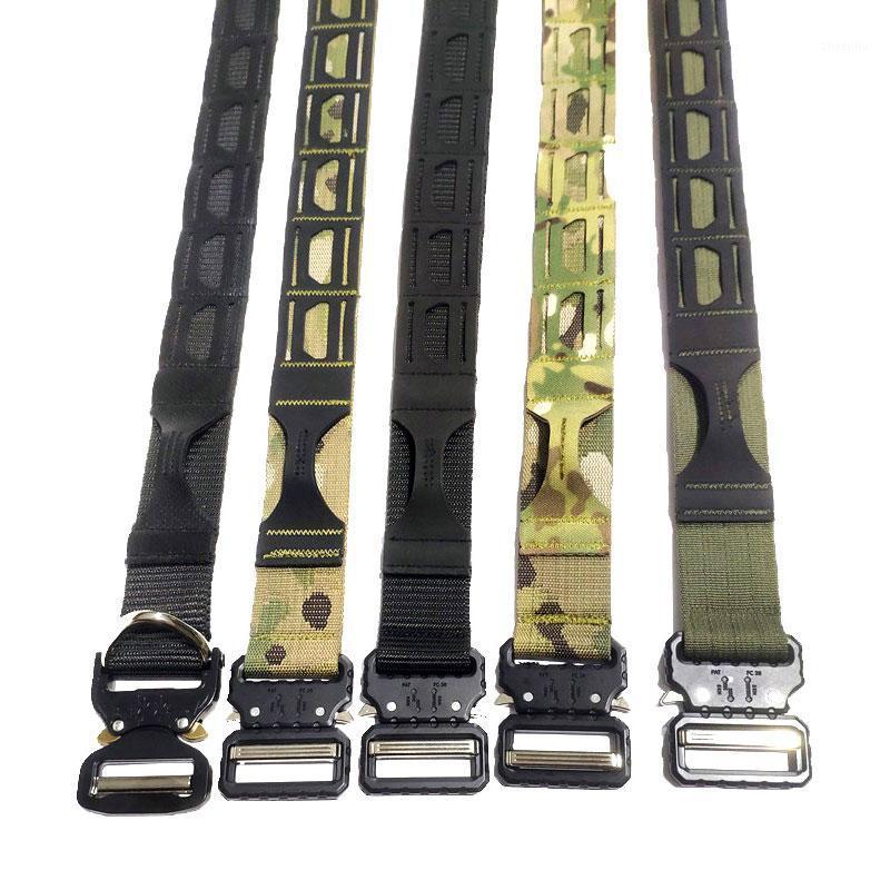 

New Tactical Molle Belt Quick Release Battle Belt Army Combat Training Gear Hunting Double Layer Fighter1, Mcbk