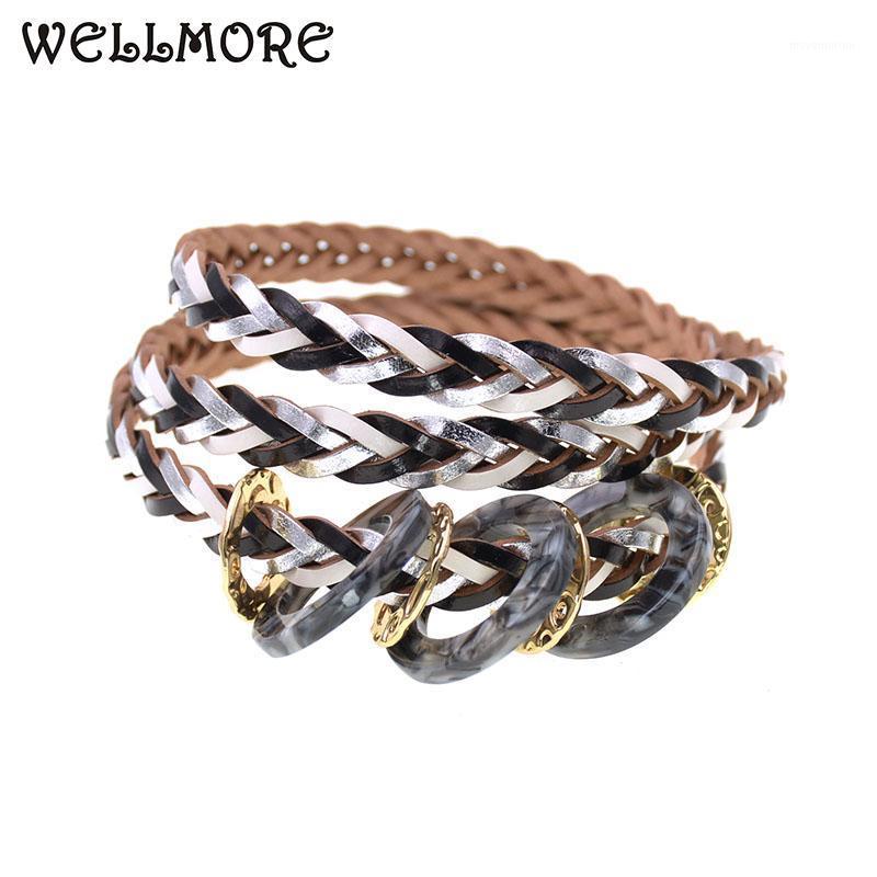 

WELLMORE 3 layer wrap bracelets Leather Bracelets For Women Men's charm Couples gifts fashion Jewelry dropshipping1